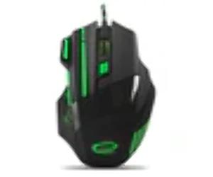 Esperanza it Accesories - Espoir egm201g Wired 7d Gaming Optical Mouse USB MX201 - Wolf - Green
