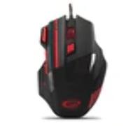 Esperanza Souris MX201 WOLF – pour droitiers, optique, 7 boutons, filaire USB, rouge G