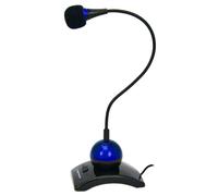 Esperanza - Microphone avec support flexible - Bleu
