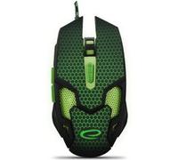 Esperanza Souris MX207 COBRA – optique, 6 boutons, pour droitiers, filaire USB, vert G