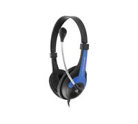 Esperanza ROOSTER - Micro-casque - circum-aural - filaire - Noir/bleu