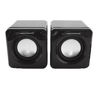 Esperanza Haut-parleurs pour PC EP111 LEGGIERO - 2.0 2x3W USB Cube Noir