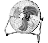 Esperanza Ventilateur de sol 50 cm Machine à vent à grande vitesse 110 W / 220V Métal Chrome 3 vitesses de marche
