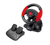 Esperanza Volant de jeux vidéo USB avec pédales d'accélération et frein PS2/PS3/PC Noir