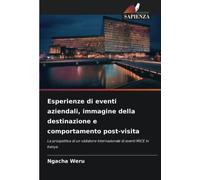 Esperienze Di Eventi Aziendali, Immagine Della Destinazione E Comportamento Post-Visita