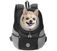 ESPFHN Sac à Dos de Transport pour Chien - Respirant - Imperméable - pour Petits Chiens et Chats - Sac à Dos de Transport réglable - Bandoulière rembourrée - pour randonnée, Voyage en Plein air