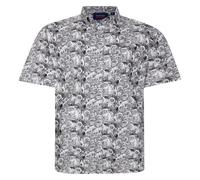 Espionage Monochrome Chemise Imprimé Floral SH445 2XL3XL4XL5XL6XL7XL8XL