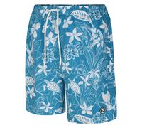 Espionage Short De Bain Pour Hommes Avec Imprimé Hawaïen En Bleu, 2XL-8XL