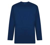 Espionage Hommes Grande Taille Premium Coton Col Rond Manche Longue T-Shirt