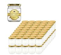 Espirito Rebelde Lot de 100 Pots en Verre Vides avec Couvercle 150 ml - Bocaux pour Confitures, Conserves, Miel, Yaourt- Cadeaux Mariage
