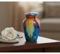 eSplanade | Mini urne funéraire | Petite urne pour Cendres funéraires | Pot de Pot (Multicolor)