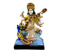 Esplanade Saraswati Murti Idol Statue Sculpture pour décoration d'intérieur et Daily Pooja (15,2 cm)…