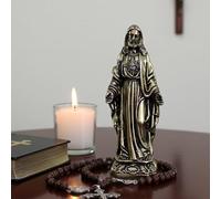 eSplanade Statue de Jésus Christ en Laiton - 14,6 cm - Doré - Statue Religieuse