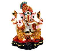 ESPLANADE Statue en résine Ganesh Ganesha Ganpati Murti Idol Sculpture (21 cm) | Idoles Pooja | Décoration d'intérieur