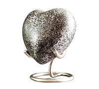 Esplanade Urne funéraire en Forme de cœur Urnes en métal | Urnes Souvenir commémoratives. (Argent)…