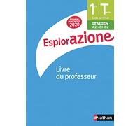 Esplorazione Cycle Terminale - Livre du Professeur 2020