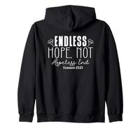 Espoir Infini, Pas de Fin Désespérée Citation Inspirante Sweat à Capuche