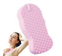 Esponja exfoliante para el cuerpo - Esponja de baño exfoliante súper con cordón - Esponja de baño absorbant, exfoliante de para eliminar la piel muerta, esponja de baño
