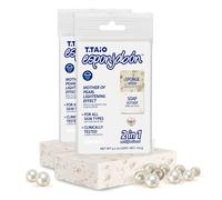 EsponJabón - Lot de 2 Éponges + Savon 2 en 1 à la Nacre - Illumine et Hydrate la Peau - Unisexe - Pour Tous Types de Peau - Produit Artisanal - (2 unités - 240g)