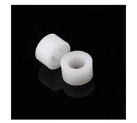 EsportsMJJ 100Pcs M4 blanc nylon ABS non-fileté entretoise ronde creux Standoff pour PC carte vis boulon - 4mm