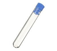 EsportsMJJ 10Pcs Borosilicate Glass Test Tubes Perçées Pyrex Avec Push Caps Lab