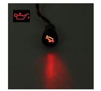 EsportsMJJ 12 8mm LED panneau de tableau de bord lampe témoin indicateur de lumière avec ligne et symbole pour bateau de voiture - #13