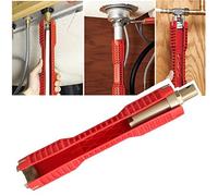 EsportsMJJ 290X52Mm Clé À Douille Double Clé Principale Évier Robinet Installateur Rouge