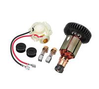 EsportsMJJ 2Pcs Brosse À Charbon + Support De Brosse + 2Pcs Caps + Armature Pour Makita Cb430 Bga450 Bga452 Dga452