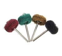 EsportsMJJ 4Pcs Polisseurs Tampons Abrasifs Récurer La Tête De Meulage De 3Mm pour Dremel