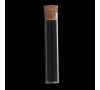 EsportsMJJ 5Pcs 20X100Mm Verre Éprouvette Tube À Fond Plat De Joint D'Échantillon Avec Bouchon En Bois Verrerie De Laboratoire