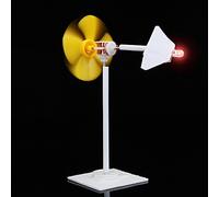 EsportsMJJ Diy Micro Wind Power Turbine Éolienne Electric Power Generator Lames Modèle Auto-Made Science