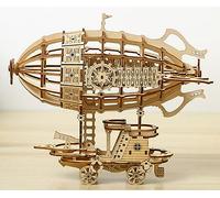 EsportsMJJ Kit de modèle de dirigeable à monter soi-même, modèle de dirigeable en bois, décoration de table, modèle d'or