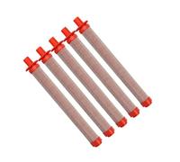 EsportsMJJ Lot de 5 filtres pour pistolet pulvérisateur - Accessoires pour machine à pulvériser - Pièces de peinture sans air - Pièces de peinture sans air 60-100 mailles - 100 mailles rouges