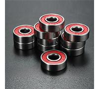EsportsMJJ Roulement À Billes 10Pcs ABEC-7 Red Sealed Deep Groove Skate Ball Bearing 608Rs 9X22X6mm Roulement À Billes