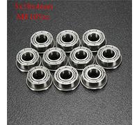 EsportsMJJ Roulements À Billes À Bride 10Pcs Mf105Zz 5X10X4mm Roulements À Billes À Double Blindage