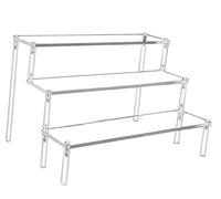 Espositore per Profumi, Espositore Acrilico Trasparente, Supporto per Dessert, Vetrina Trasparente, Acrilico Display Stand, Per Spettacolo Figure Pop, Smalto Unghie, Cupcake, Rossetto (20*8)