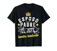 Esposo Padre Mexican El Jefe Hombre Bendecido Father's Day T-Shirt