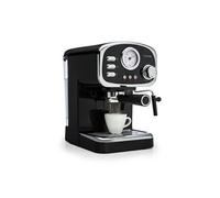 Espressionata Gusto Machine à café expresso automatique - 15 bar - 1100W - design rétro noir