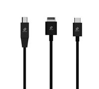 espresso Displays EC0021 câble vidéo et adaptateur 1 m Mini DisplayPort + USB Type-A USB Type-C Noir