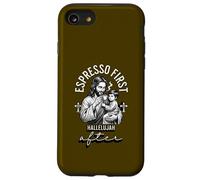 Espresso First, Hallelujah After Kaffee Kirche Coque pour iPhone SE (2020) / 7/8