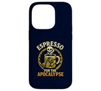Espresso for The Apocalypse Coffee Lover Dark Humour Coque pour iPhone 14 Pro