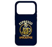 Espresso for The Apocalypse Coffee Lover Dark Humour Coque pour iPhone 17 Pro