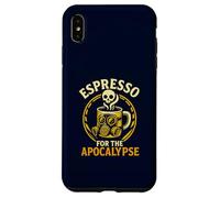 Espresso for The Apocalypse Coffee Lover Dark Humour Coque pour iPhone XS Max