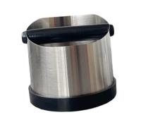 Espresso Knock Box Poubelle à café moulu absorbant les chocs pour bureau, cuisine, café, bouche plate, 11,8 cm