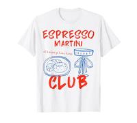 Espresso Martini Club Retro Coffee Graphic pour Les Amateurs de café T-Shirt