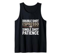 Espresso Sarcastic Barista, Double Shot, Single Shot Patience Débardeur