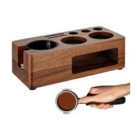 Espresso Station de tampon, organisateur d'espresso intégré en bois Porte-filtre de porte Porte-filtre pour presse à café, Station d'organisation du café, pour étudiant, appartement, salle à manger