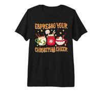 Espresso Your Christmas Cheer Coffee Lover Drinker T-Shirt Haut de Gamme