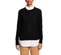 ESPRIT 014ee1i311 Sweater, 001/Black, L Femme