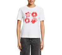 ESPRIT 014ee1k320 T-Shirt, 100/White, XS Femme